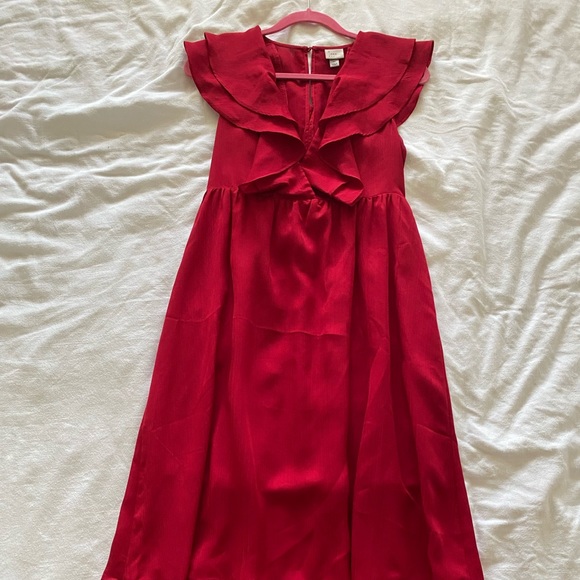 Target - A New Day Red Maxi Dress - Picture 1 of 5